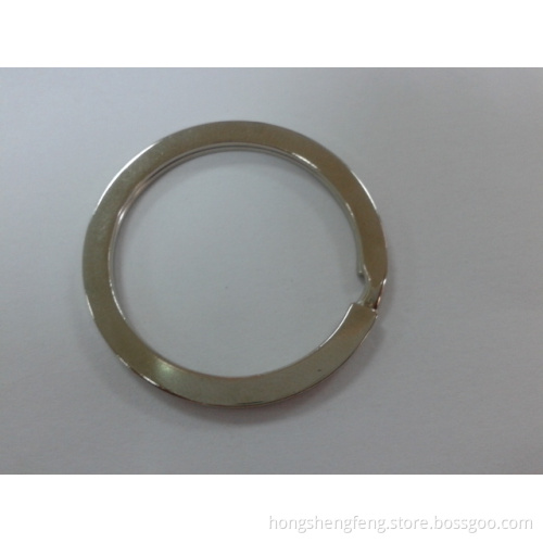 30mm Metal Flat Key Chain